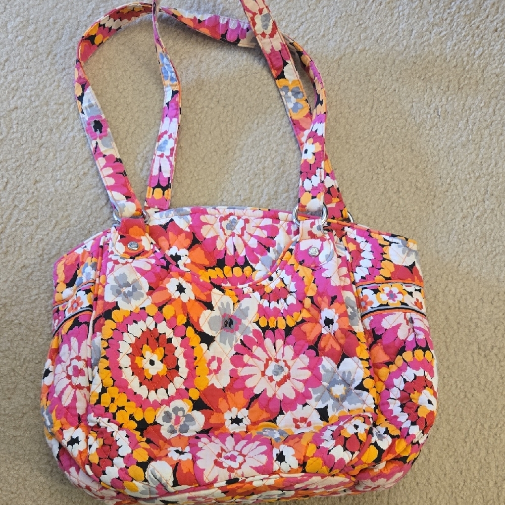 Vera Bradley Bucket Style Tote Bold Colors